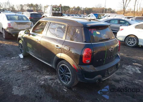 2016 Mini Countryman Cooper S z USA, uszkodzony, nr VIN WMWZC5C58GWU00282